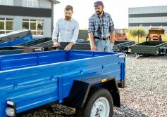 Trailer sales lot